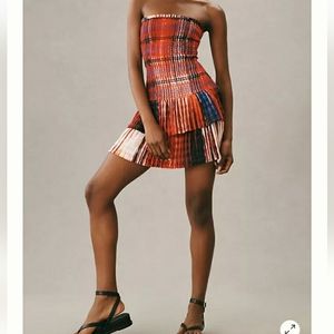 Anthroplogie Traci reese half cut mini dress